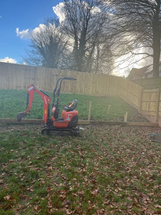 Retaining Sleeper Wall photo